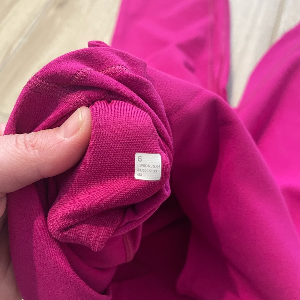 Lululemon Align High Rise Pants 25” Ripened Raspberry Sz 6 - Picture 8 of 9